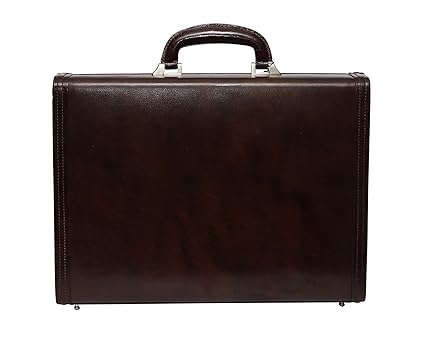 Zordan Leather Briefcase Bag Cum Office File Bag for Men Expandable Made in Pure Leather