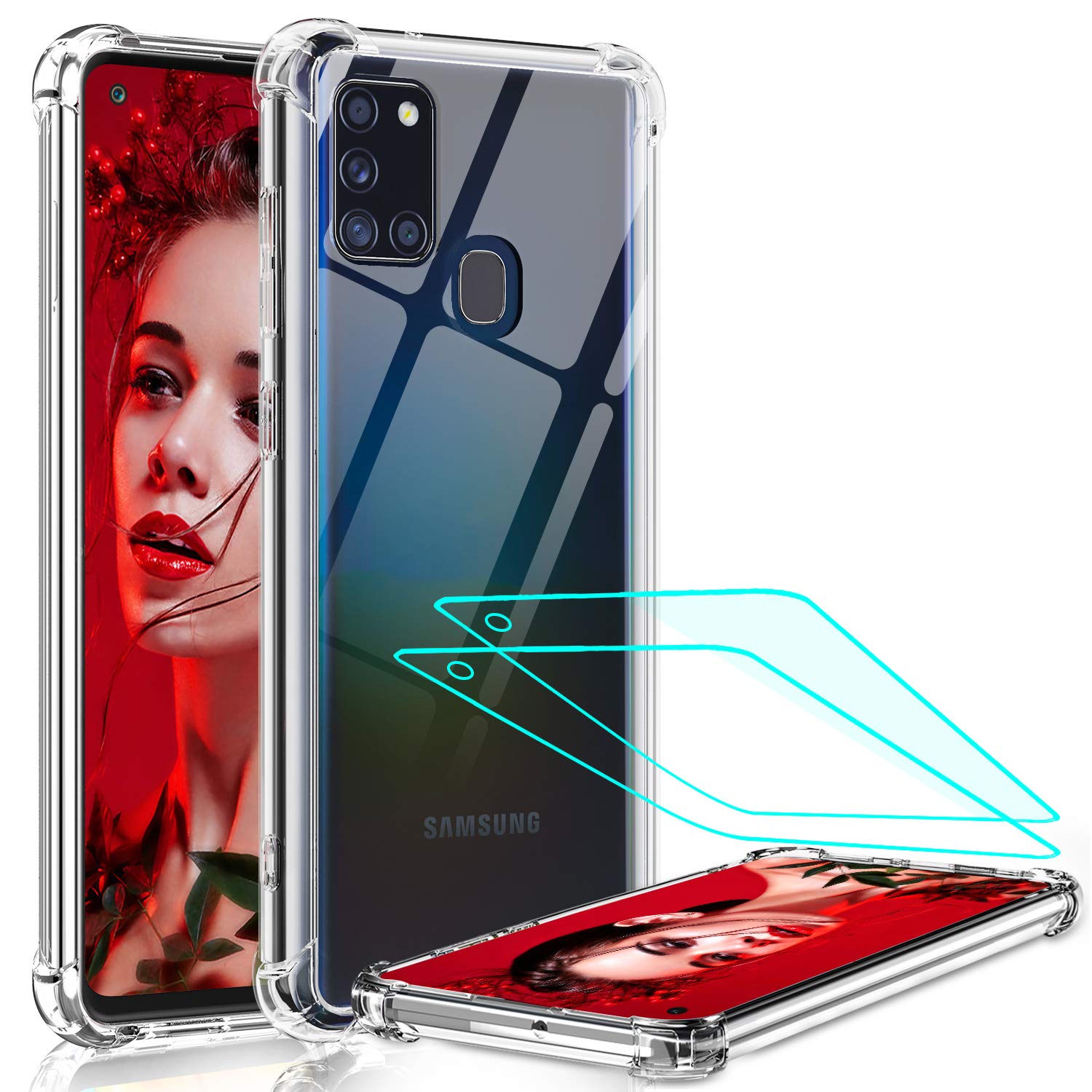 Amazon Samsung A21 Phone Cover Screen Protector Amazon Samsung