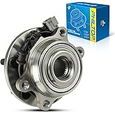 PHILTOP 515065 4WD Front Wheel Bearing Hub Assembly Fit for Nissan Frontier 2005-2019, Nissan Xterra 2005-2015, Nissan Pathfinder 2005-2012, Suzuki Equator 2009-2012, 6 Lugs Wheel Hub Bearings W/ABS