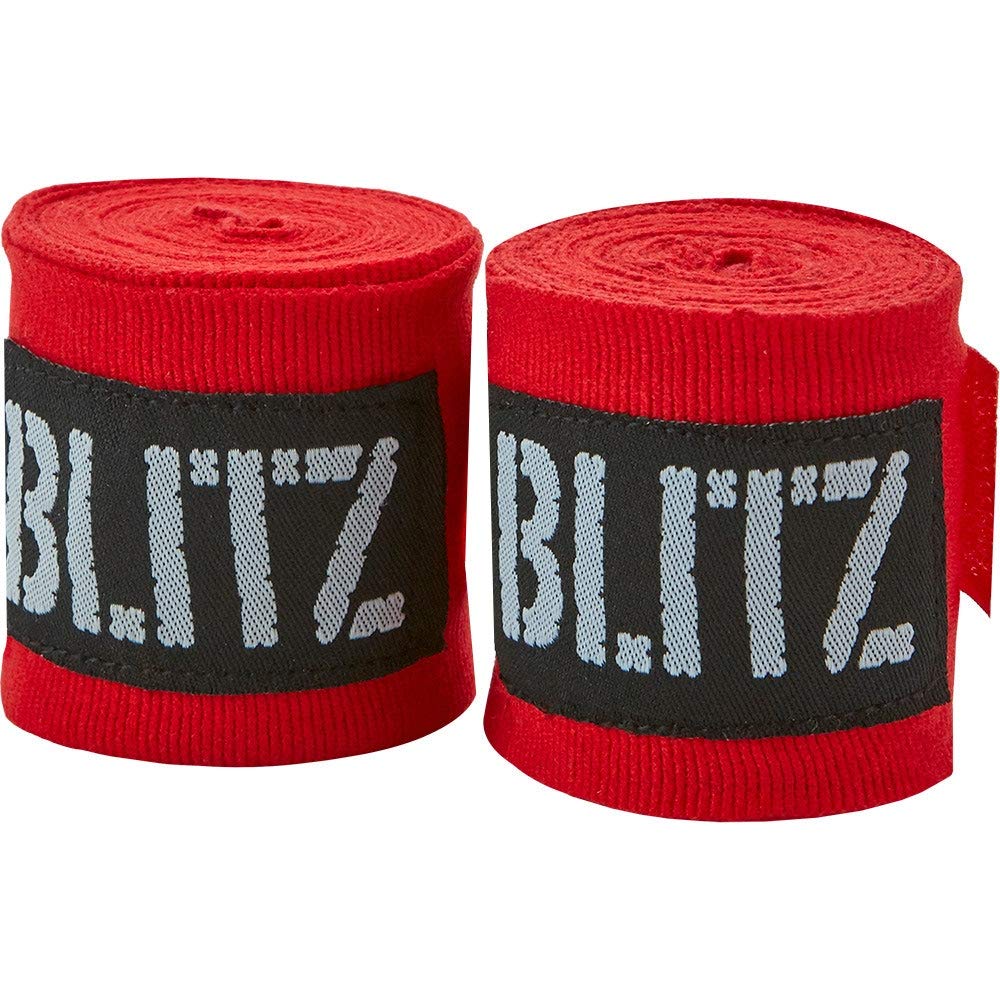 Blitz Hand Wraps - Red - 120 Inch