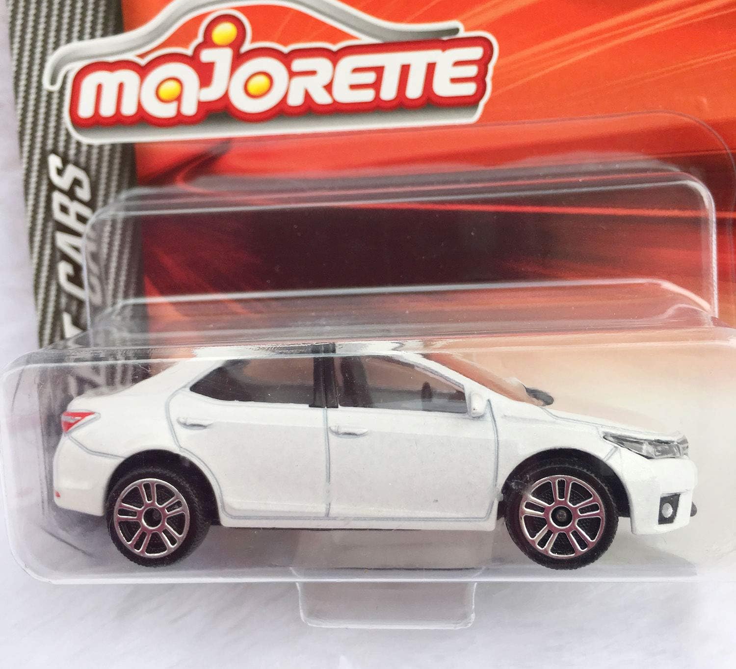 Toyota Corolla Altis White 1/64 Diecast Car Scale Model - Real Scale 1/61 (3 inches) MJ Ref# 292J - Wheel D5S - Free Display Box