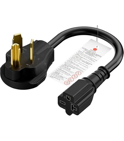 Valvola Plunger Spina Maschio Angolata NEMA 5-20P 20A 125V - Nero, Resistente, Per Interno/Esterno AC WORKS Piega Tubi Idraulica