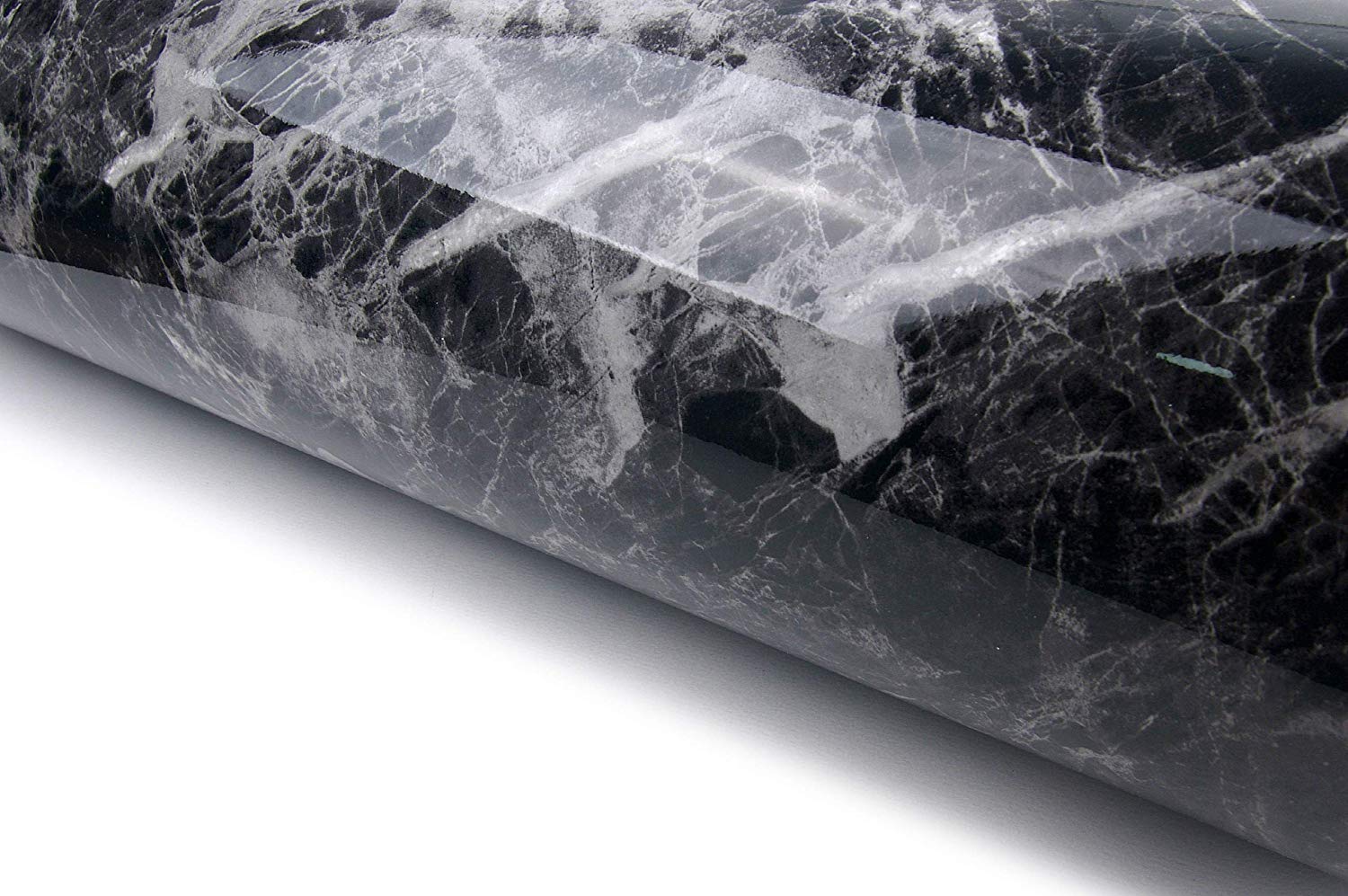 VERY BERRY STICKER Marble Peel and Stick Wallpaper (Black, 61 x 200cm) Premium Vinyl Wrap, Self-Adhesive Sticky Back Plastic for Kitchen Worktops, Cupboards & Furniture, Waterproof