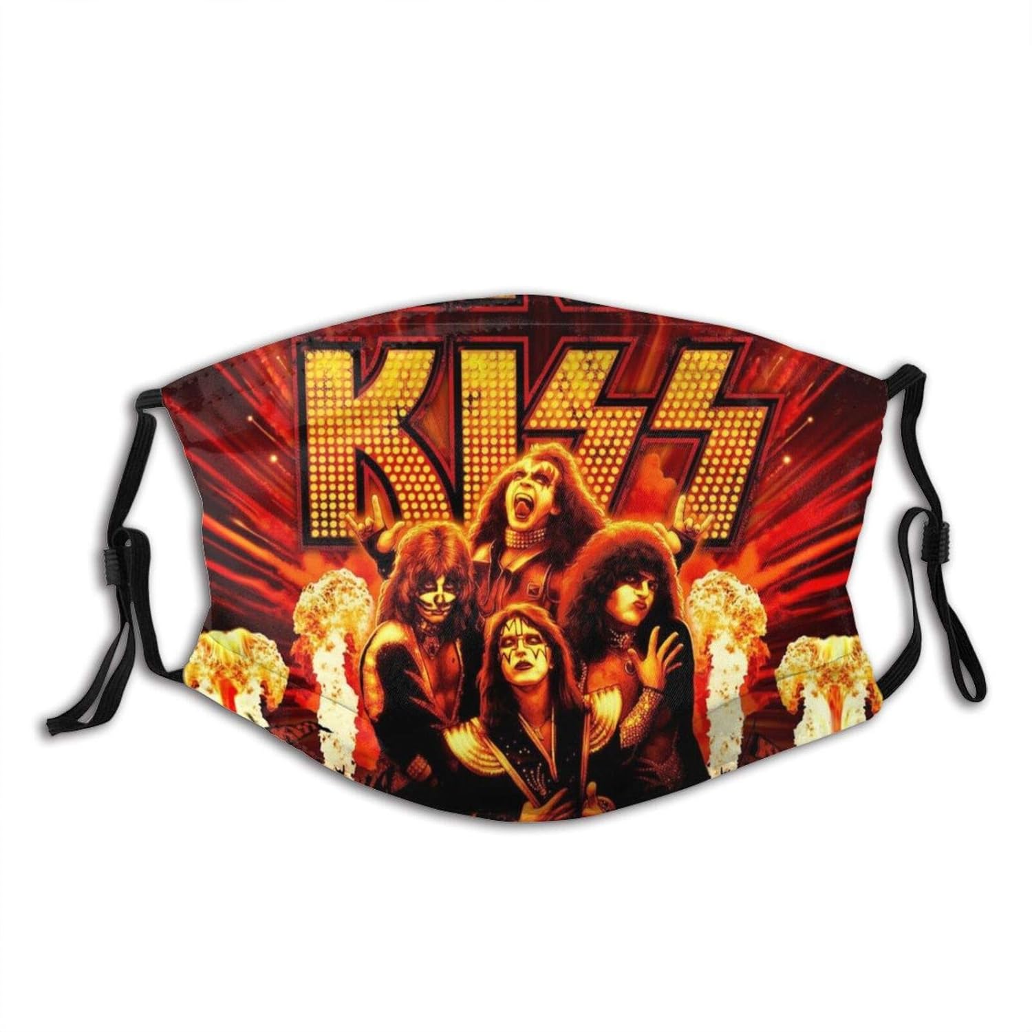 Kiss Band Face Masks Washable Reusable Masks Balaclava Mask with Filter Amazon.in Clothing