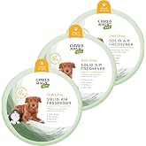 Citrus Magic Pet Solid Air Fresheners, Fresh Citrus, 8 Ounce, Pack of 3 | Odor Absorbing, Passive Diffusion, Odor Elimination Up to 6-8 Weeks Each, Ideal for Dog &amp; Cat Areas and Litter Boxes