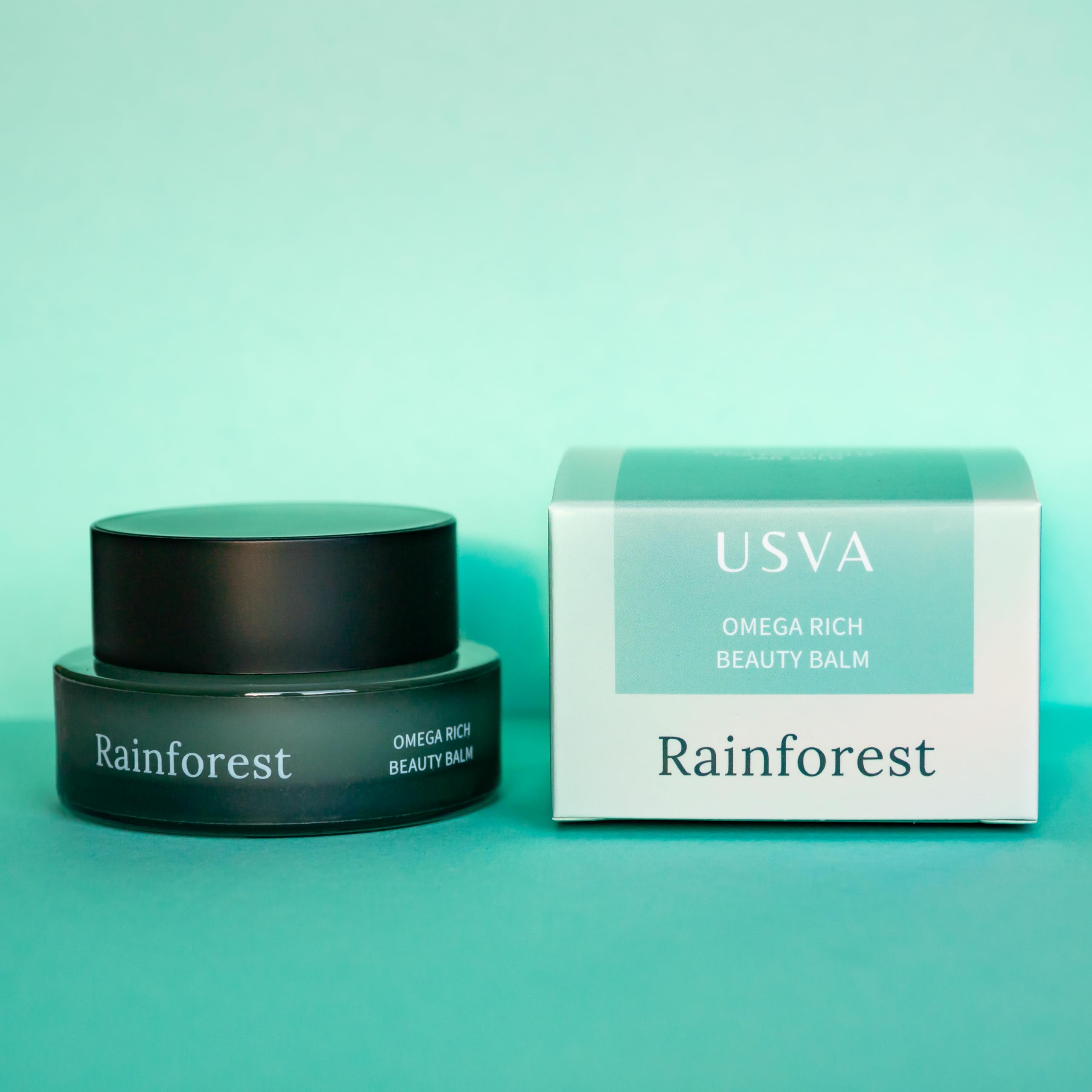 USVA Rainforest Omega Rich Beauty Balm | Nourishing Facial Mask with Rainforest Botanicals | Precious kokum and nourishing shea butter soften and protect the skin | kukui and macadamia nut oils
