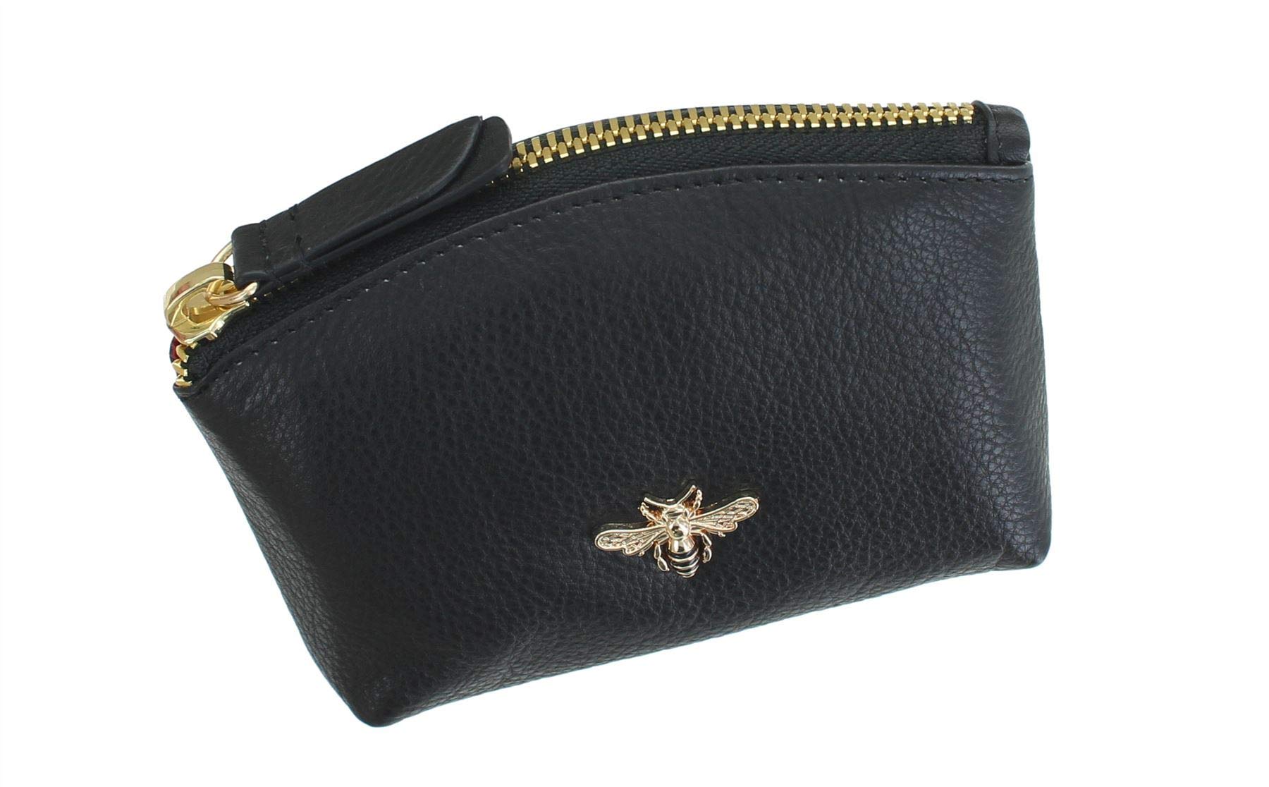 Mala Mason Collection Leather Purse with RFID Protection 4196_27 Black/Red