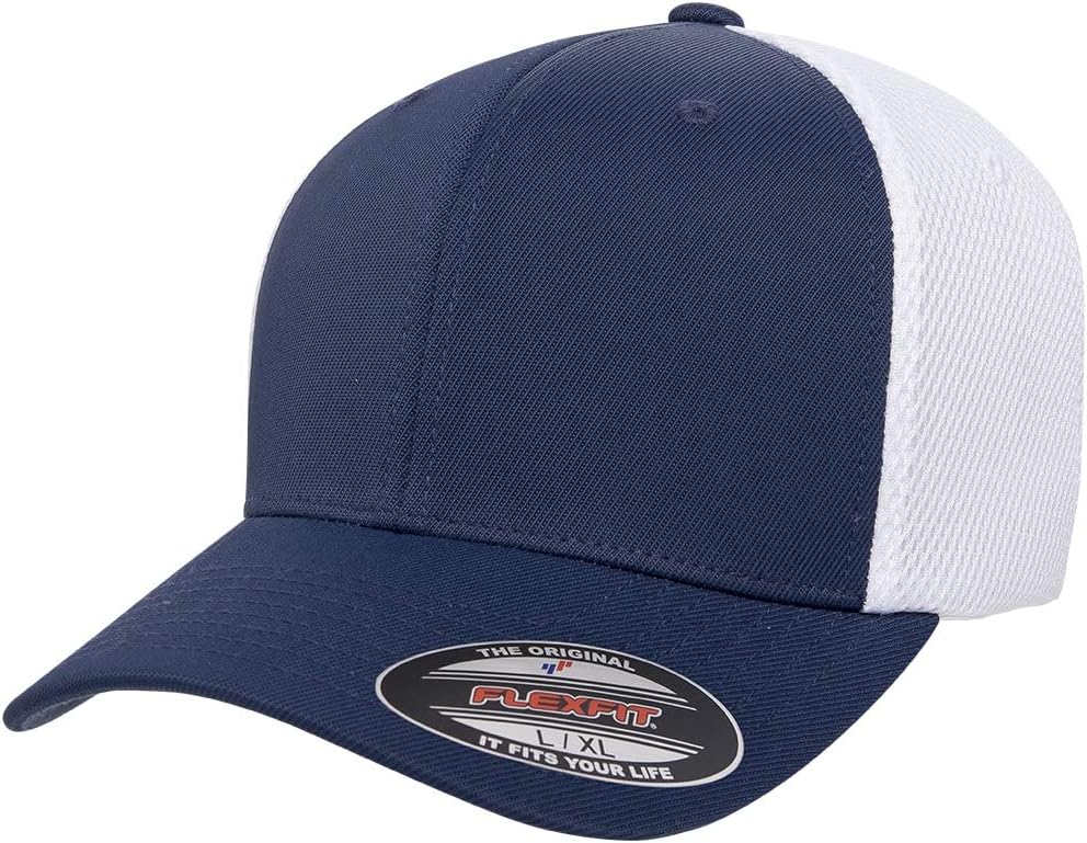 FlexfitUltrafiber Mesh Cap S/M Black/ White