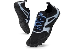 Yoyumtz Hike Barefoot Water Shoes Women Men, Newly Water-Drops Pattern Pro Minimalist Shoe Quick Dry Wide Toe Breathable & Non-Slip for Hiking Beach Aqua Surf Swim