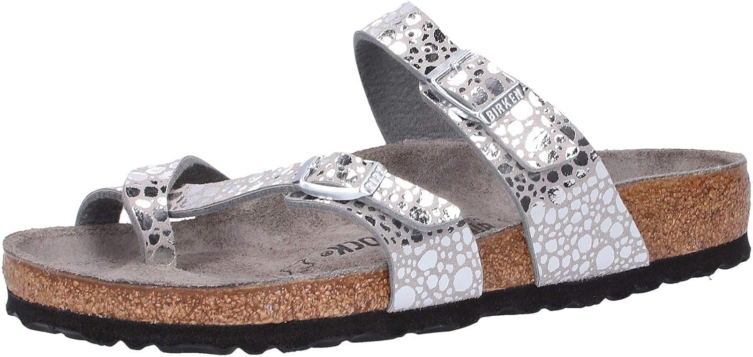 birkenstock mayari metallic stones copper