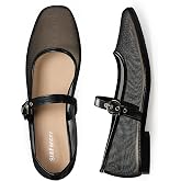 Leopard Flats for Women Mesh Ballet Flats Mary Jane Animal Print Shoes Slip On Casual Breathable Ballerina Flats