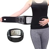 MAIBU Removable Magnetic Therapy Support Brace Adjustable Pain Relief Back Waist Support Lumbar Brace Belt XL