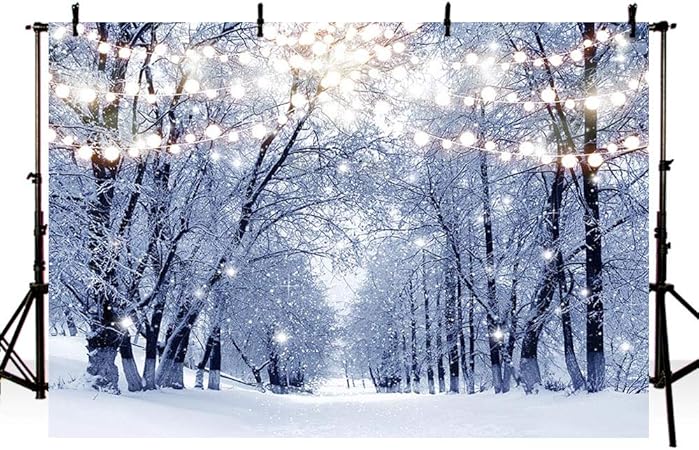 Mehofoto 2 1 X 1 5 M Toile De Fond Pour Photographie Avec Flocons De Neige Amazon Fr Photo Camescopes
