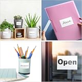 Vicloon Self Adhesive Pocket 12pcs 6x10cm Card Sleeves Open Side view 5