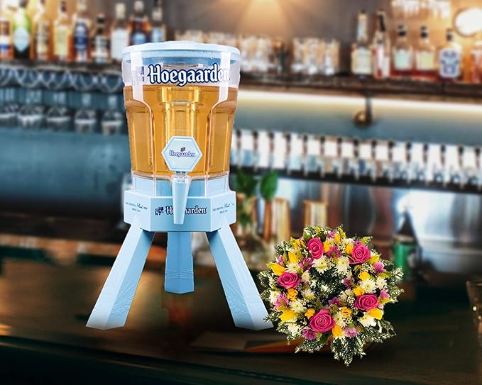 Buy Barraid Haegaarden Grand Party Tower Dispenser Decanter For Beer Pubs 3000 Ml 3 L Online At Low Prices In India Amazon In