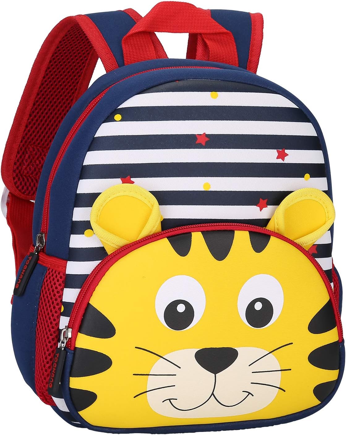 BAIGIO Kids Backpack Lightweight Animal Pattern Children's School Bag Travel Rucksack for Kindergarten Preschool Boys Girls (Tiger)