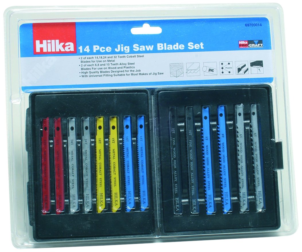 14 PC Jigsaw Blade Set