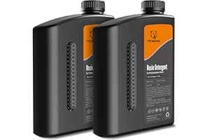 TECBEARS 3D Resin Cleaner 4KG, 3D Printer Resin Detergent, Non-Toxic Reusable Resin Cleaner, Compatible with 3D Printer Resin, UV Resin, 2KG 2Pack