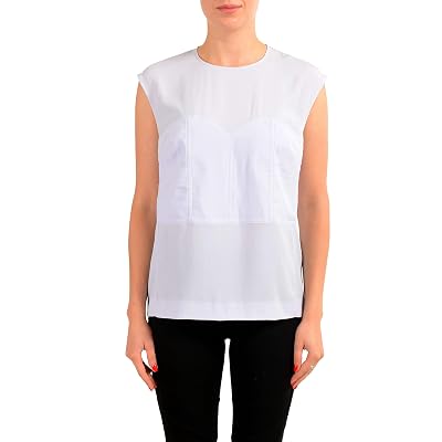 Tunique Sans Manches Maison Margiela - Ivoire Taille M (IT 42) - Neuf Avec Étiquettes 100% Rayonne