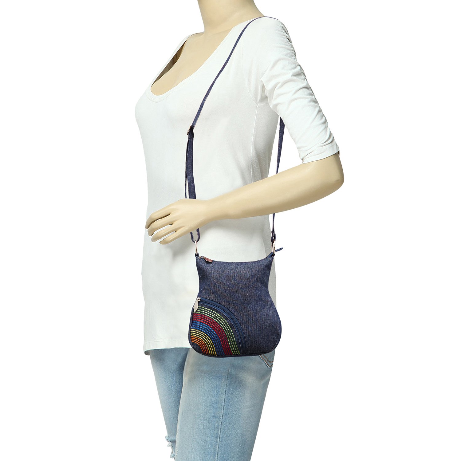 pick pocket girls sling bag (blue) (sldenpock300)