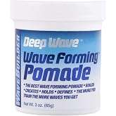 WaveBuilder Deep Wave Forming Pomade | Original Formula Builds, Creates, Holds, Defines Hair Waves, 3 Oz