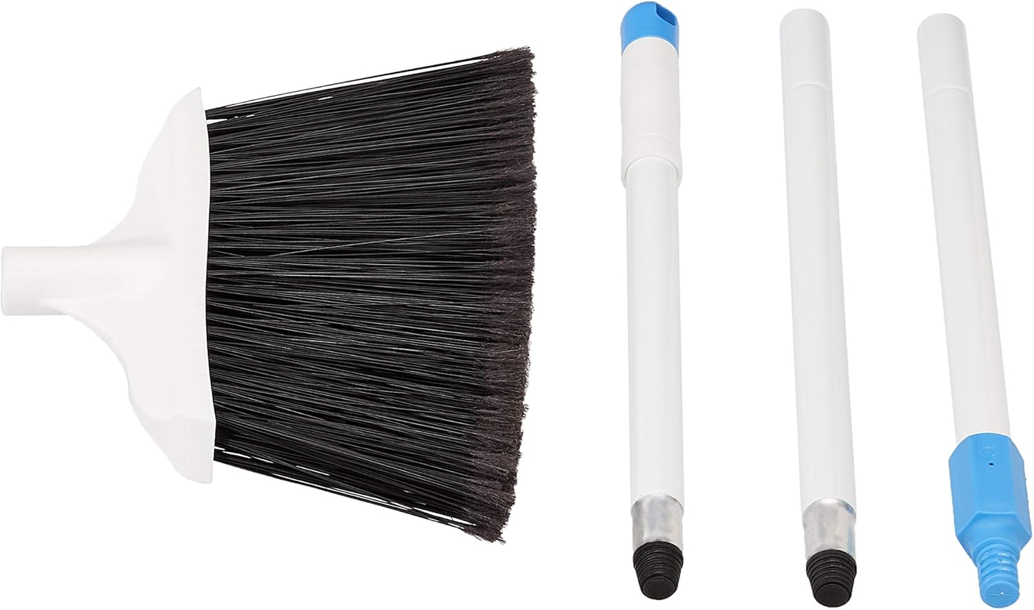  Basics Heavy-Duty Broom, Blue and White: Home & Kitchen