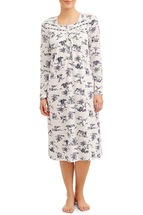 secret treasures long sleeve nightgown