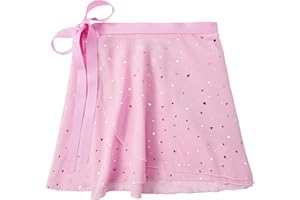Century Star Girls Sequin Ballet Skirt Women Dance Wrap Chiffon Ballet Outfits Leotard for Teen Girls
