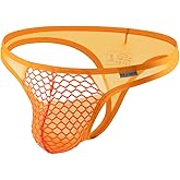 MuscleMate Men's Thong G-String Underwear, Men's Mesh Thong Underwear, Men's Thong Tanga Underpants.