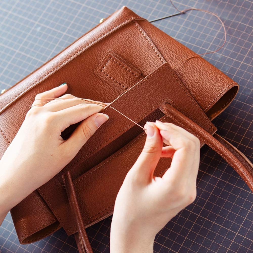 WONVOC Long Sewing Needles, 9 Pcs & 3 Sizes-4.9/5.9/6.9'' Stitching Needles, Hand Sewing Needles for Stitching and Crafting Projects, Carpet, Cushion, Curtain