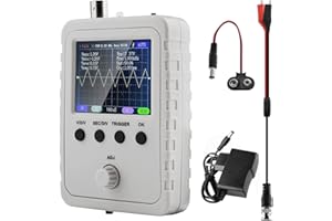 Digital Oscilloscope Kit,Aideepen Handheld oscilloscopes with DC/AC Power Supply and BNC-Clip Cable Probe