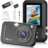 Digital Camera for Kids, 48MP FHD 1080P Point and Shoot Digital Cameras with 16X Zoom Anti-Shake, Compact Portable Cameras for Photography, for Boys Girls Teens Beginners