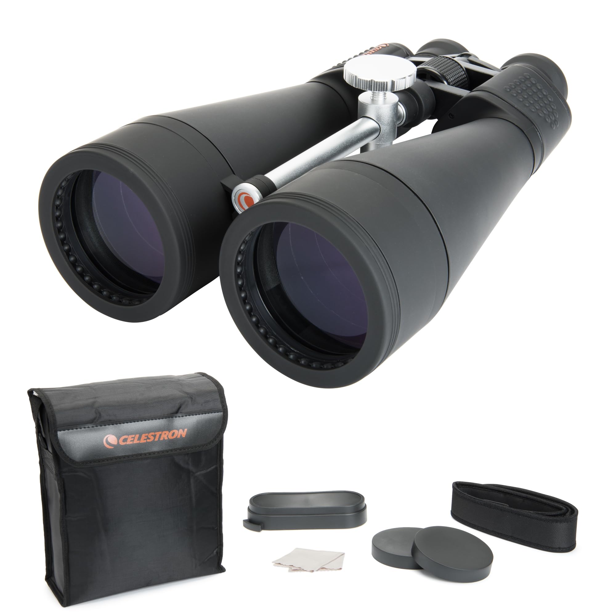 Celestron 71018 SkyMaster 20x80mm Porro Prism Binoculars with Multi-Coated Lens, BaK-4 Prism Glass and Carry Case, Black