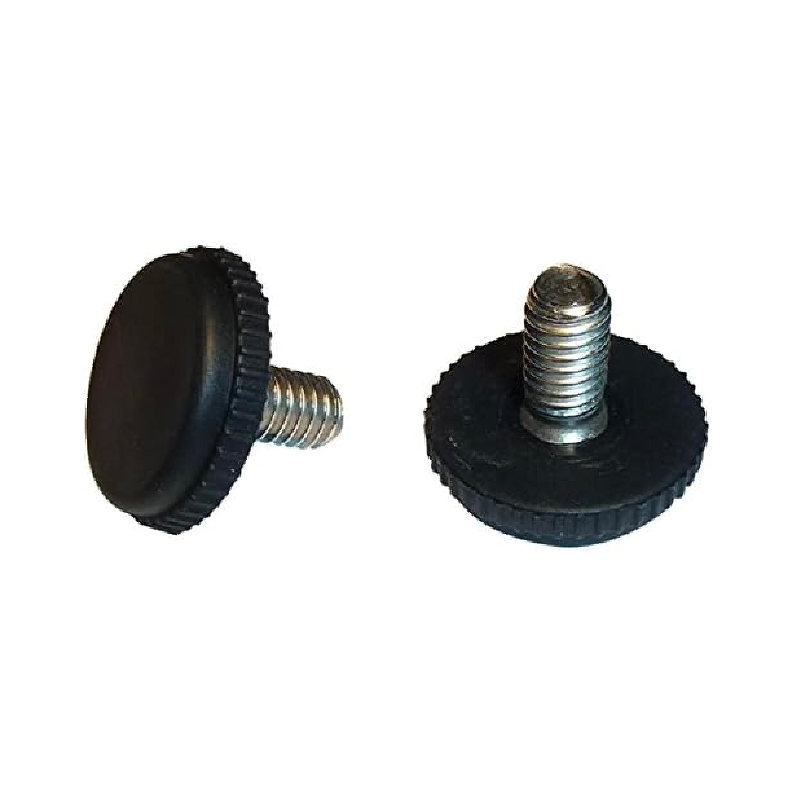 Sunniland Patio Stainless Steel -Screw in Feet Glide Leveler for Patio Furniture | Black | Quantity of 16 (5/16"-18 Thread)