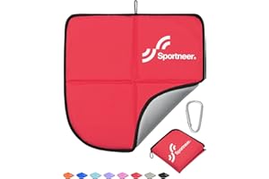 Sportneer Portable Seat Cushion, Lightweight Folding Stadium Seat Cushion Waterproof Sitting Pad Travel Cushion for Outdoors 
