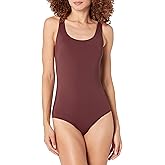 Amazon Essentials Women's One-Piece Coverage Swimsuit (Available in Plus Size)