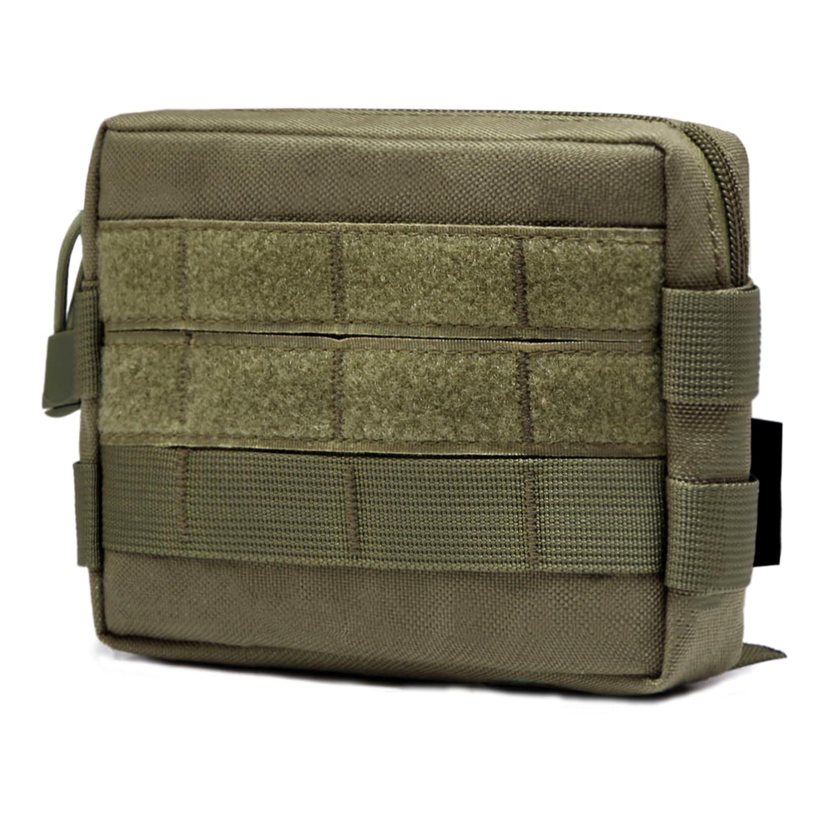 TRIWONDER Tactical Molle Belt Pouch Military Utility Admin Pouch EDC Gadgets Tool Bag Molle Accessories for Hiking Hunting (Green - 1 Pcs)