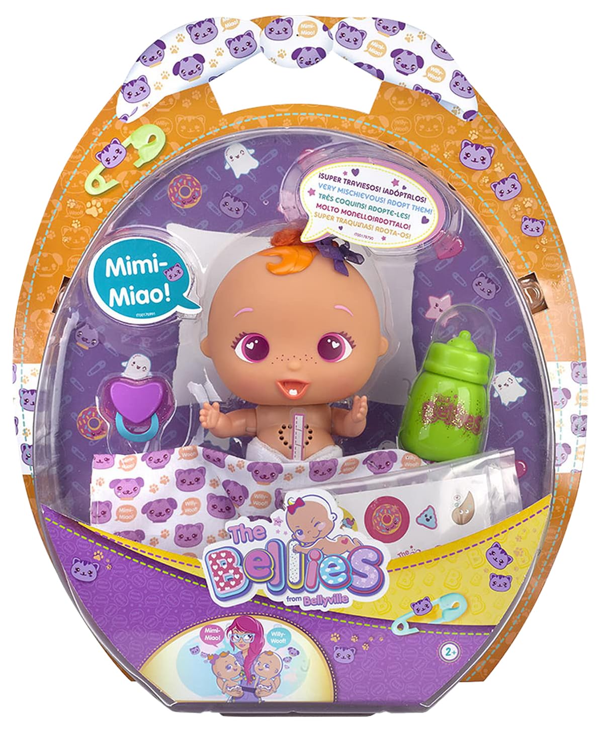 Splash-Toys The Bellies - Mimi -Miao, Interactive Doll for Boys and Girls Ages 3-8 (Famous 700015161)