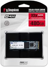 Kingston A400 M.2 2280 SSD 480GB SATA Rev 3.0 Internal Solid State Drive view 3