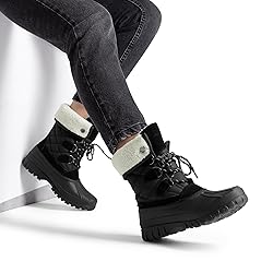 DREAM PAIRS Women's Winter Duck Boots Mid Calf Warm