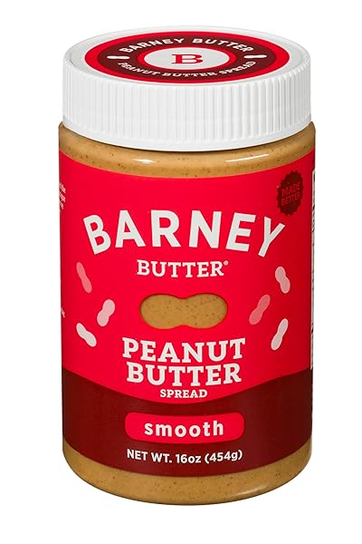 BARNEY BUTTER PEANUT BUTTER, SMOOTH, 16 OUNCE JAR,...