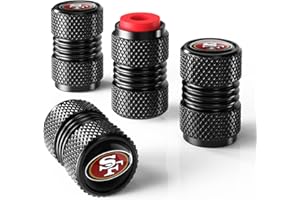 SAEEKO 4PCS Tire Valve Stem Caps, Aluminum Tire Valve Cap Set, Universal Stem Covers for Cars Trucks Motorcycles SUVs and Bikes