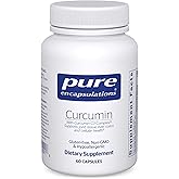 Pure Encapsulations Curcumin - 500 mg - Supports Joint Health & Liver Health - Curcuma Longa Capsule - Non-GMO & Vegan - 60 Capsules