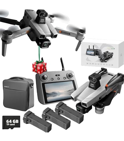 Amazon.com: Cyaxzolp AE86ProMax+Drones with Camera for Adults 4K