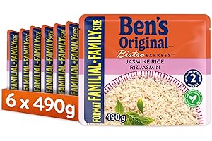 BEN'S ORIGINAL™ BISTRO EXPRESS™ Jasmine Rice Family Size, 6PK CASE
