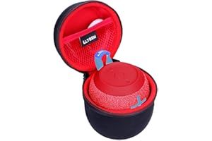 L LTGEM LTGEM Case Compatible with Ultimate Ears WONDERBOOM 4 / Play / 3/2 Portable Waterproof Speaker, Red