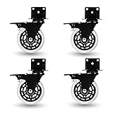 Iron Forge Tools Side Mount Casters Set of 4 Heavy