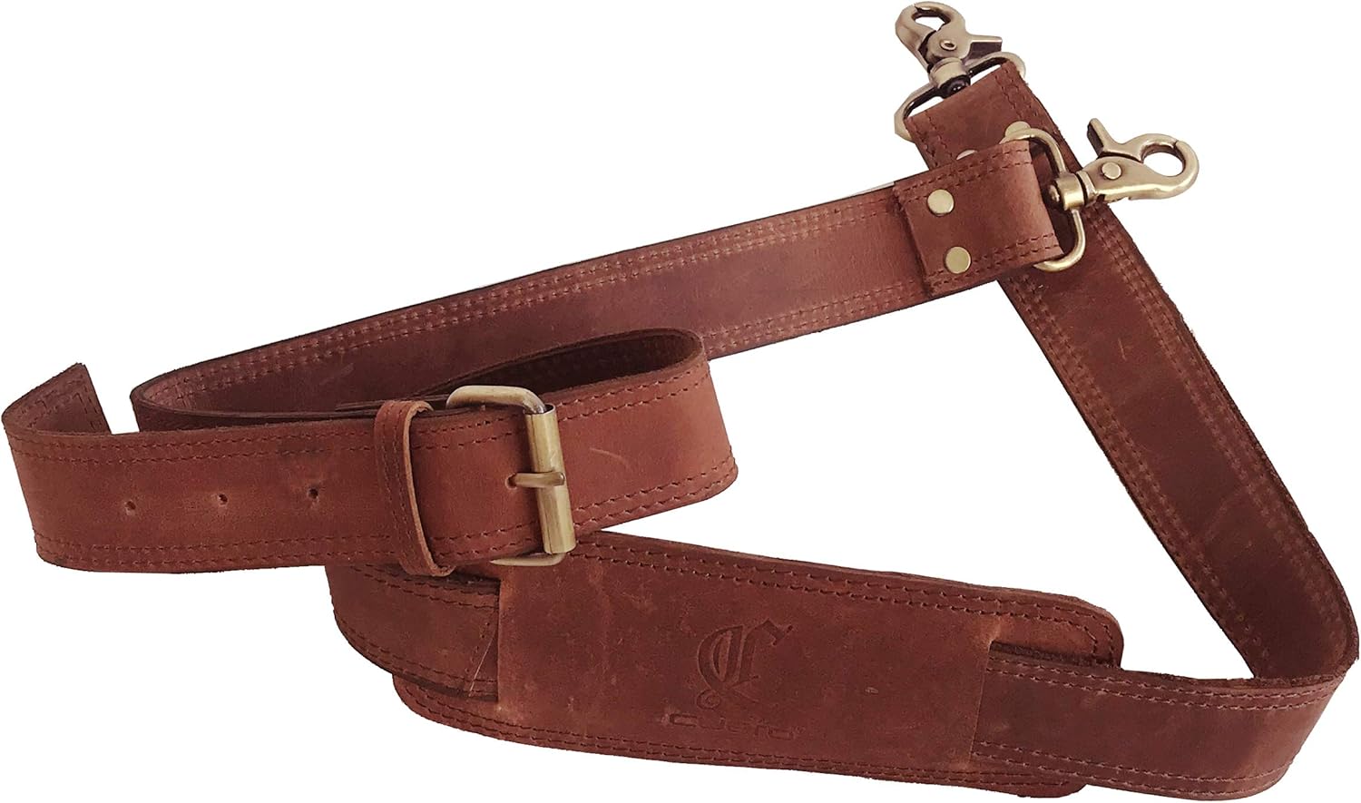 Cuero Trageriemen Leder Schulterriemen breiter Schultergurt für Taschen Umhängegurt