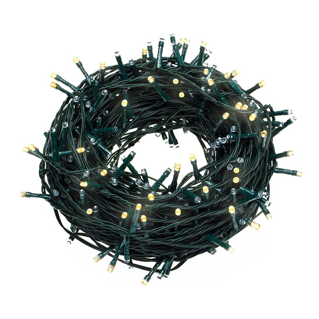 Anhonc Fairy Lights, 30M 200LED Waterproof Fairy String Lights Long LED Outdoor Garden Lights Christmas Lights Lighting 8 Operation Modes for Patio Party Wedding Yard Tree Home - Warm White