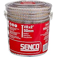 SENCO Fastening Systems 08F200Y Senco Duraspin# 8 by 2" Subfloor Collated Screw (1, 000per Box)